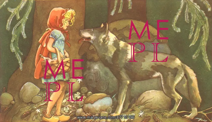  : Red Riding Hood and Wolf