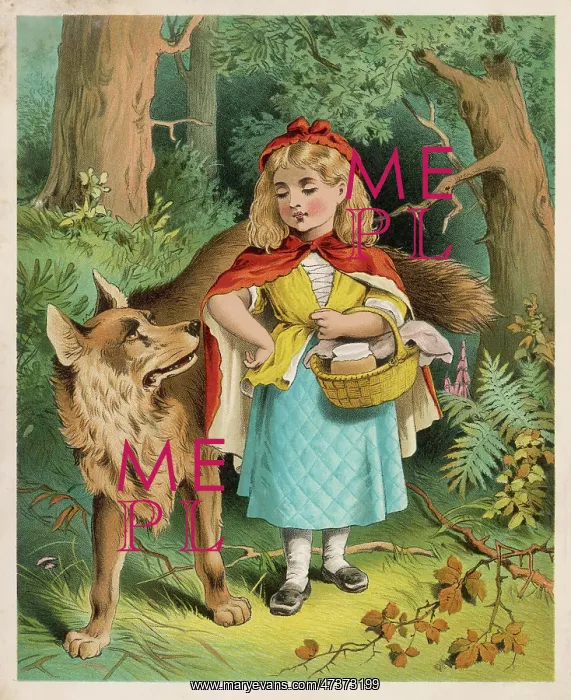 : Red Riding Hood and Wolf - Nursery Tale : Red Riding Hood and Wolf - Nursery Tale