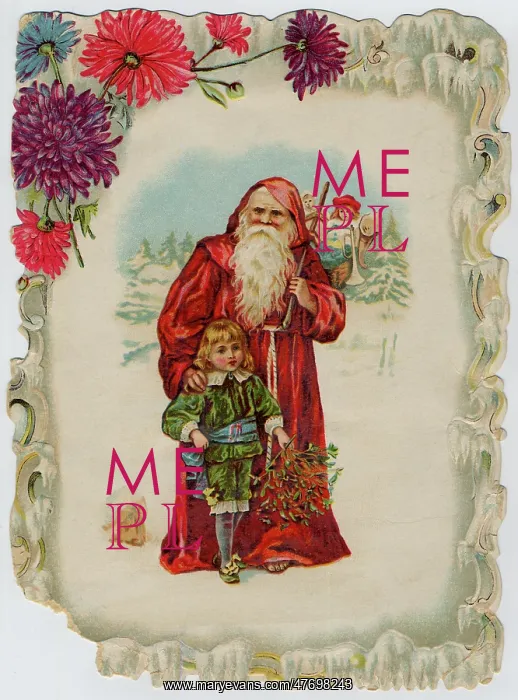  : Red Robed Santa with Boy
