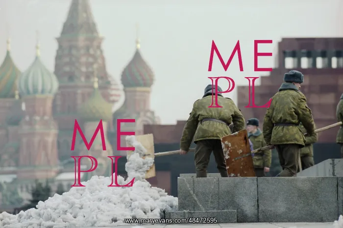 : Red Square in Wintertime : Red Square in Wintertime