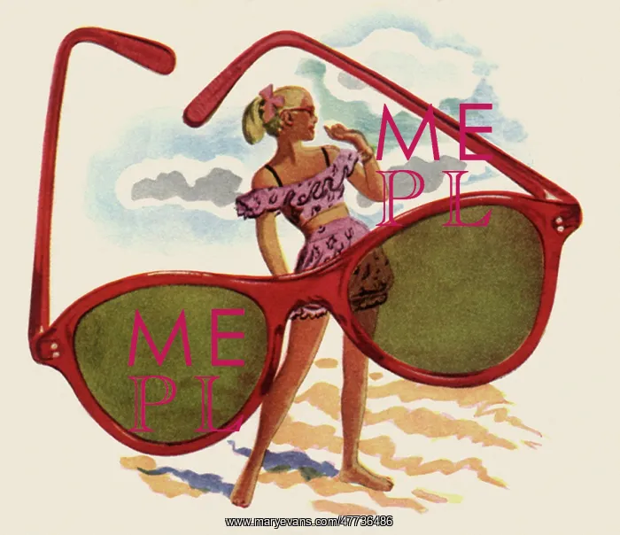  : Red Sunglasses and Girl