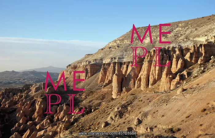 : Red Valley, Cappadocia, Turkey : Red Valley, Cappadocia, Turkey