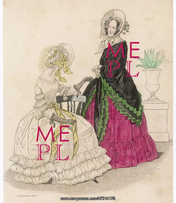 : Red or White Dress 1838 : Red or White Dress 1838