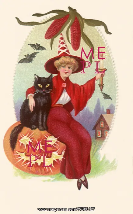 : Red Witch and Blk Cat : Red Witch and Blk Cat