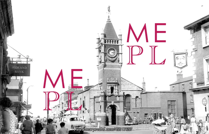  : Redcar, the Town Clock c1960