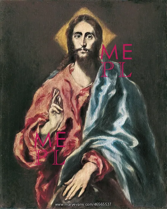 : The Redeemer, by El Greco : The Redeemer, by El Greco