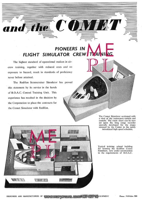 : Redifon Flight Simulation - Comet : Redifon Flight Simulation - Comet