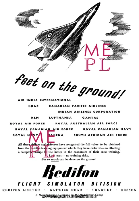 : Redifon Flight Simulators 1958 : Redifon Flight Simulators 1958
