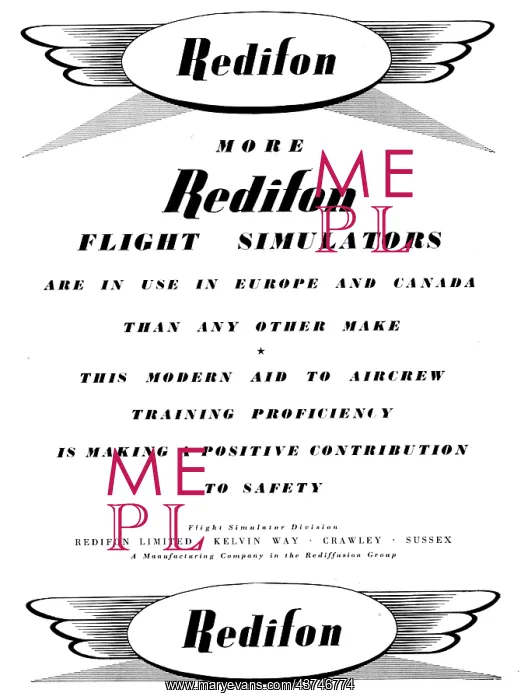 : Redifon Flight Simulators : Redifon Flight Simulators