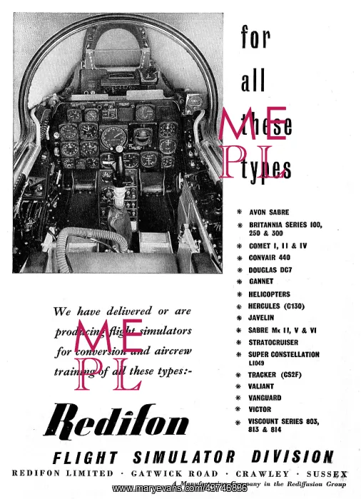 : Redifon Flight Simulators : Redifon Flight Simulators