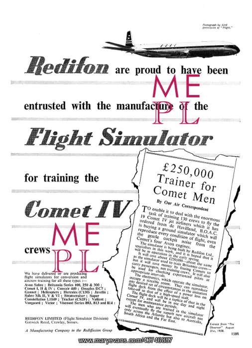  : Redifon Flight Simulators