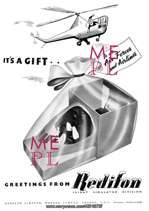 : Redifon Flight Simulators - Christmas Greeting : Redifon Flight Simulators - Christmas Greeting