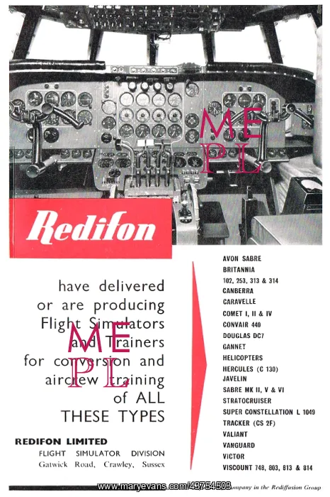 : Redifon Flight Simulators & Procedure Trainers : Redifon Flight Simulators & Procedure Trainers