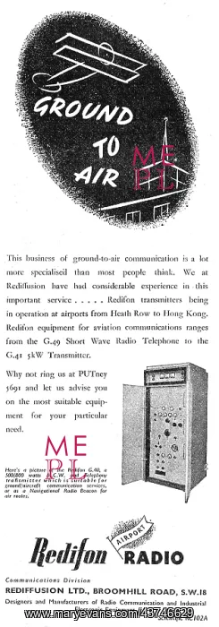 : Redifon G41 Transmitter - Rediffusion : Redifon G41 Transmitter - Rediffusion