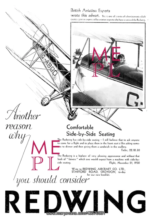 : Redwing Aircraft 1931 Models : Redwing Aircraft 1931 Models