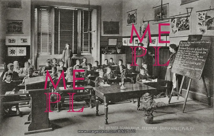 : The Reedham Orphanage, Purley, Surrey - Classroom : The Reedham Orphanage, Purley, Surrey - Classroom