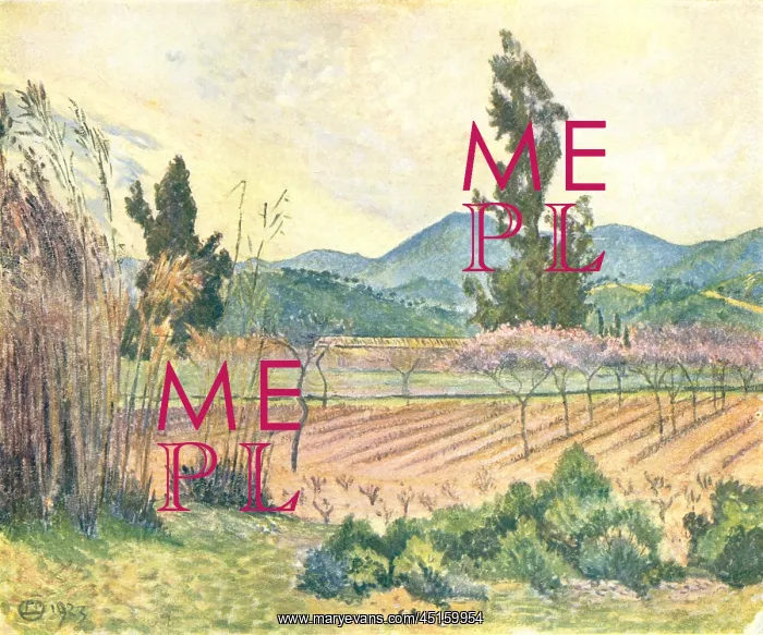 : Reeds And Peach Trees, Lavendon : Reeds And Peach Trees, Lavendon