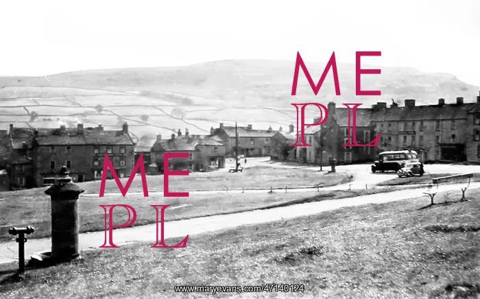 : Reeth, Swaledale, Yorkshire in the 1940 / 50s : Reeth, Swaledale, Yorkshire in the 1940 / 50s