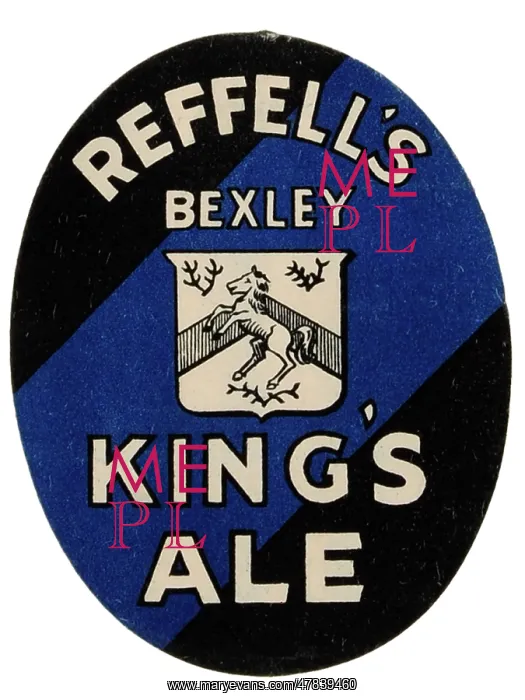 : Reffell's King's Ale (Dark blue label) : Reffell's King's Ale (Dark blue label)