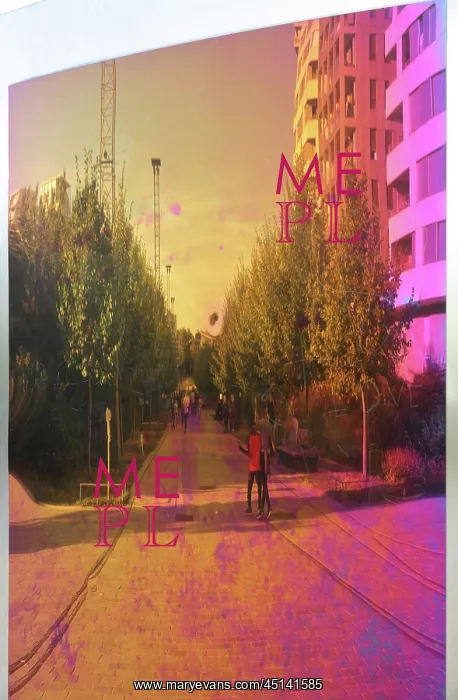 : Reflection, Open book sculpture, Parc Clichy-Batignolles : Reflection, Open book sculpture, Parc Clichy-Batignolles