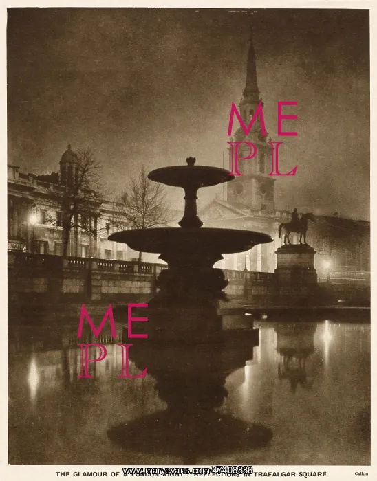  : Reflections in Trafalgar Square, London