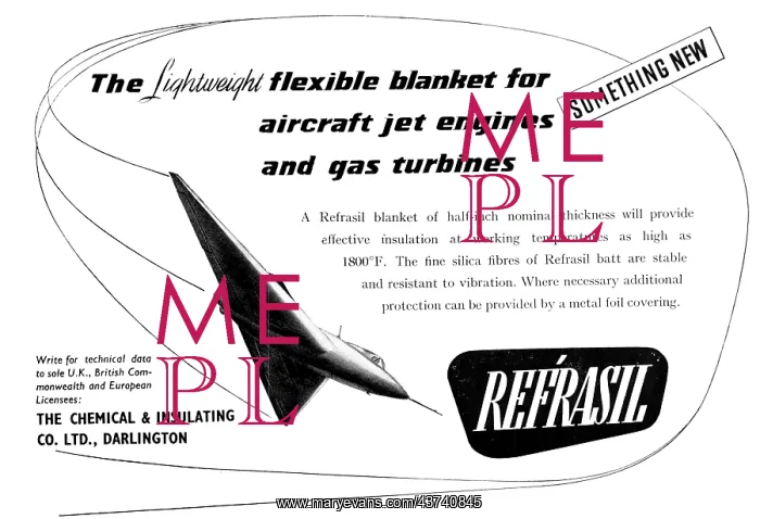: Refrasil Flexible Jet Engine Insulation Blankets : Refrasil Flexible Jet Engine Insulation Blankets