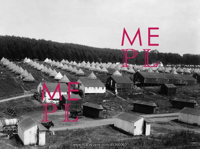 : Refugee camp within the Presidio of San Francisco : Refugee camp within the Presidio of San Francisco