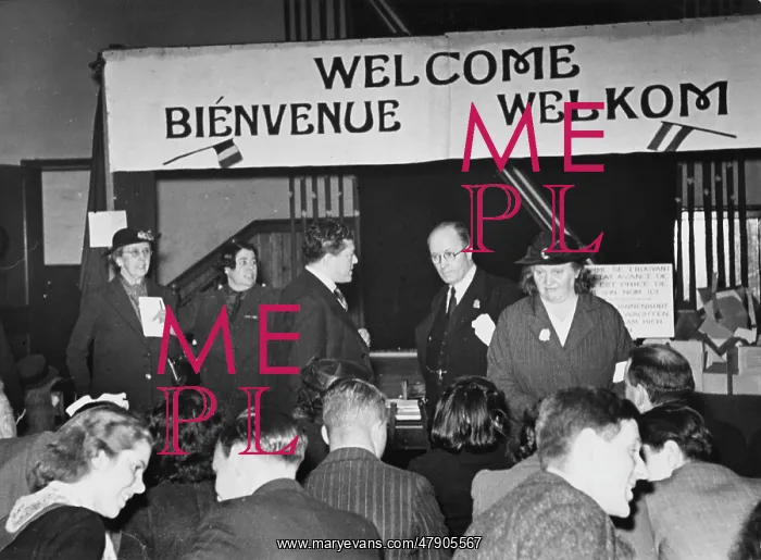 : Refugee distributing centre WWII : Refugee distributing centre WWII