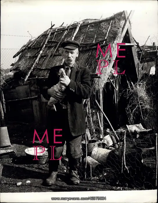 : Refugee Josef, duck breeder, Varel Camp : Refugee Josef, duck breeder, Varel Camp