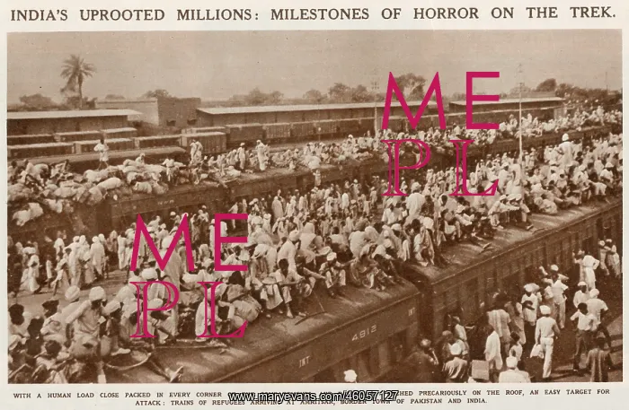 : REFUGEE TRAINS, INDIA : REFUGEE TRAINS, INDIA