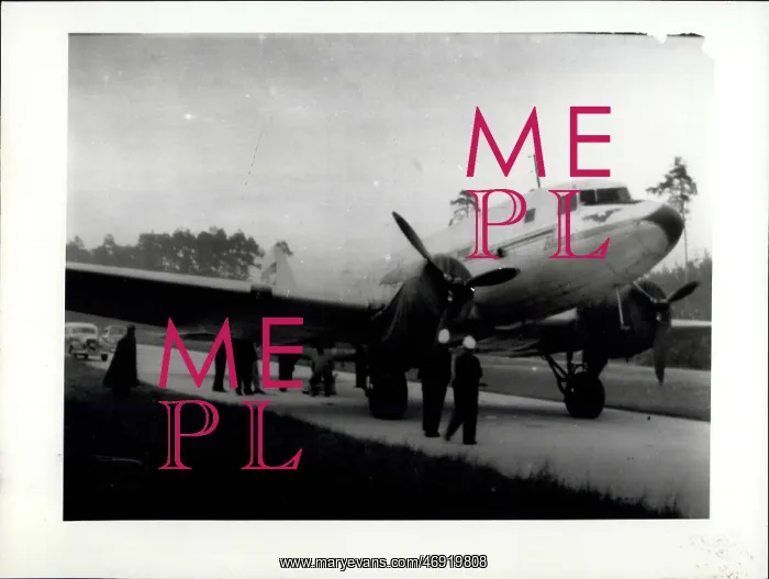 : Refugees. Jul. 14, 1956 - Aeroplane Of Hungarian Lufthansa Landet in Germ, any