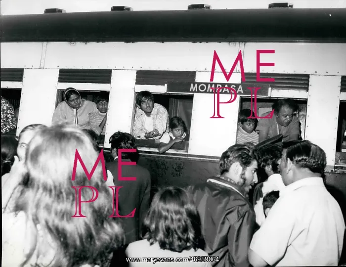 : Refugees. Feb. 29 6. Hanging out of the train windows : Refugees. Feb. 29 6. Hanging out of the train windows