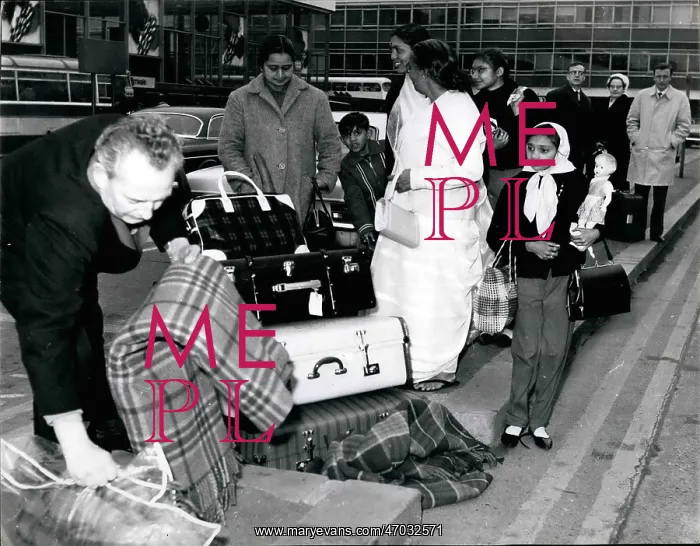 : Refugees. Feb. 02, 1968 - Kenya Asians fly To Britain To Beat The Restrictions : Refugees. Feb. 02, 1968 - Kenya Asians fly To Britain To Beat The Restrictions