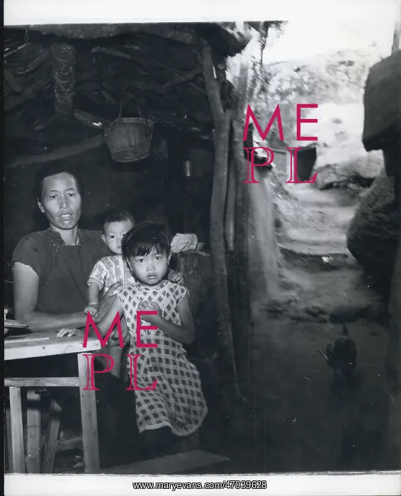 : Refugees. Lost Their Homes. This Quemoy family have lost their home through : Refugees. Lost Their Homes. This Quemoy family have lost their home through