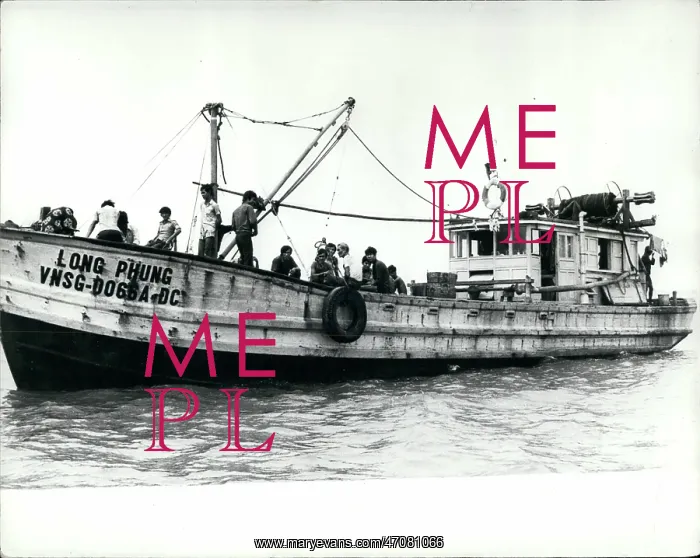 : Refugees. Dec. 12, 1977 - Vietnamese refugees : Refugees. Dec. 12, 1977 - Vietnamese refugees