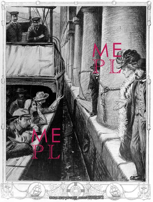 : Refused Immigrants on a ship; London Docks, 1911 : Refused Immigrants on a ship; London Docks, 1911