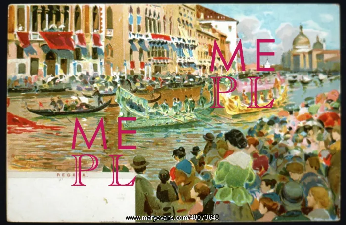  : Regatta on the canal, Venice, Italy