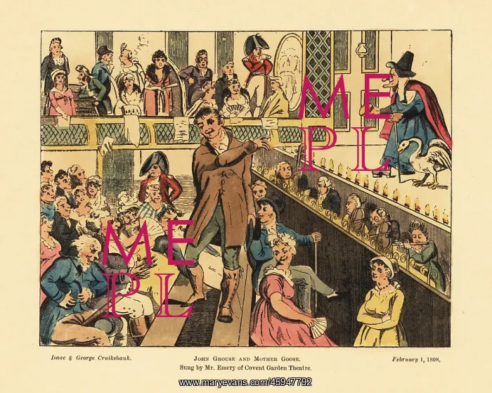 : Regency actor John Emery singing John Grouse and : Regency actor John Emery singing John Grouse and