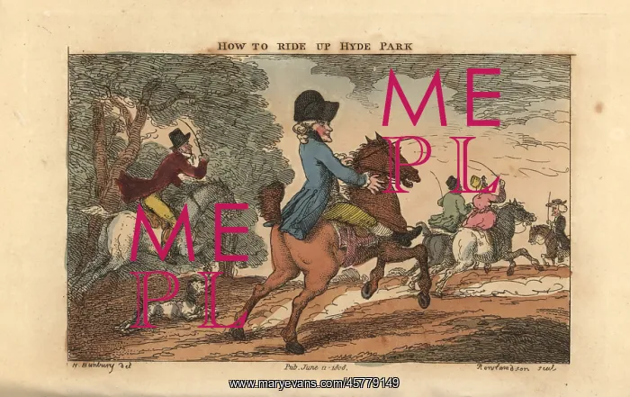 : Regency gentlemen riding horses using whips : Regency gentlemen riding horses using whips