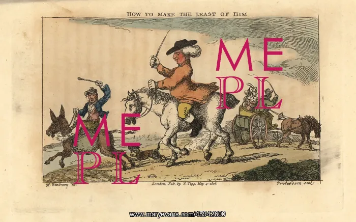 : Regency man riding a horse using a whip : Regency man riding a horse using a whip
