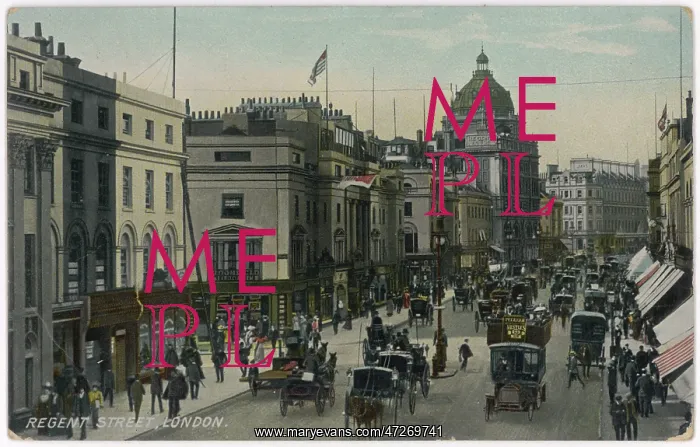 : REGENT STREET IN 1907 : REGENT STREET IN 1907