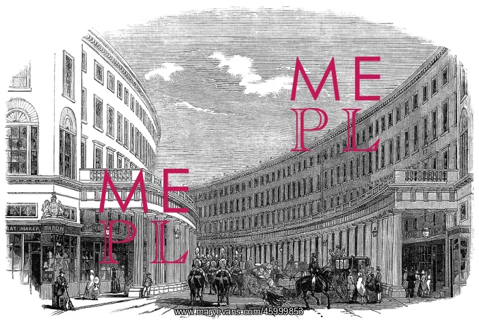 : Regent's Quadrant, London 1848 : Regent's Quadrant, London 1848