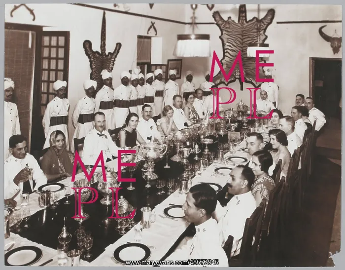 : A regimental dinner, 1920s : A regimental dinner, 1920s