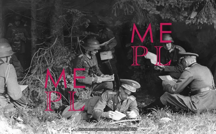 : Regimental staff during the autumn maneuvers, 1937 : Regimental staff during the autumn maneuvers, 1937