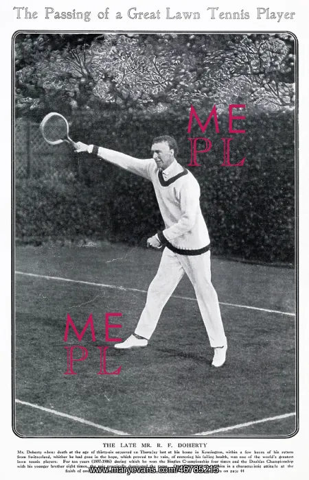: Reginald Doherty, tennis champion : Reginald Doherty, tennis champion