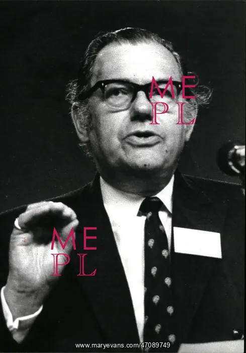 : Reginald Maudling speaking at party conference, Brighton : Reginald Maudling speaking at party conference, Brighton