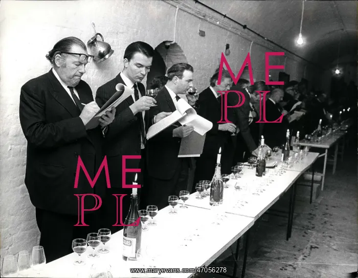 : Reginald Maudling in Wine Taster of the Year competition : Reginald Maudling in Wine Taster of the Year competition