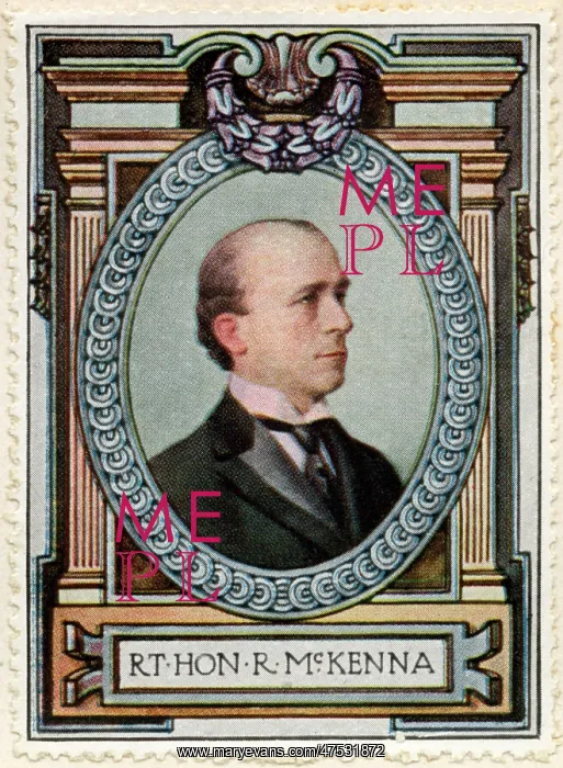 : Reginald McKenna / Stamp : Reginald McKenna / Stamp