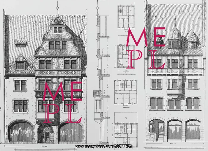 : Regional Building, with plan, German : Regional Building, with plan, German