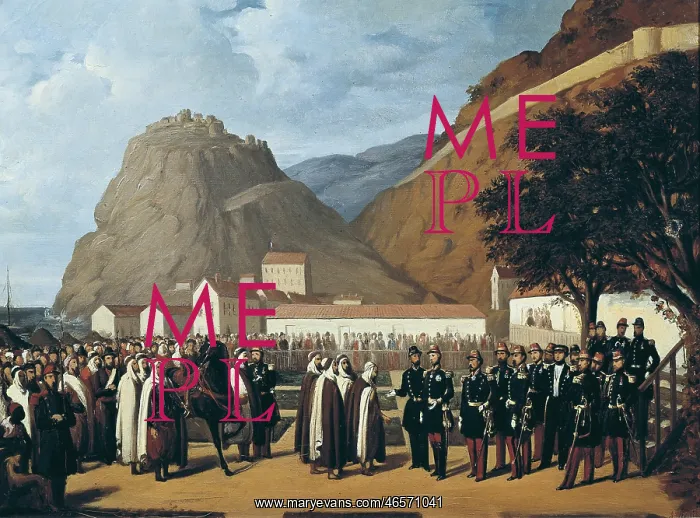 : Regis, Augustin (1813-1880). Surrender of Abd-el-Kader : Regis, Augustin (1813-1880). Surrender of Abd-el-Kader